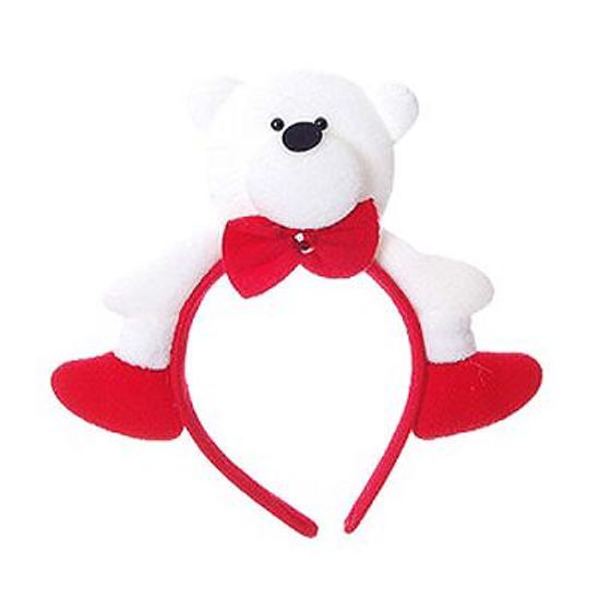 크리스마스 머리띠 (백곰)