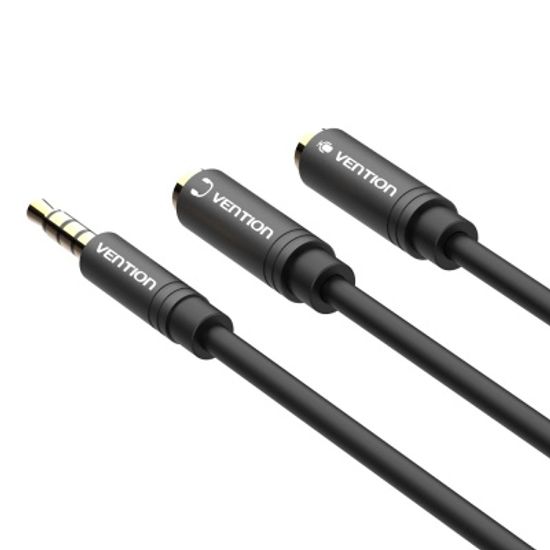 벤션 3.5mm 4극 마이크 오디오 이어폰 분배기 Y케이블