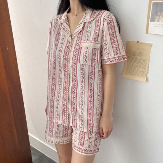 하이디 여름 순면 잠옷 파자마 홈웨어