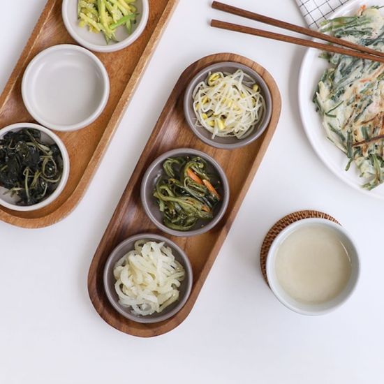 마음 소스볼 타원 트레이 포함 세트 4p 2color 택1