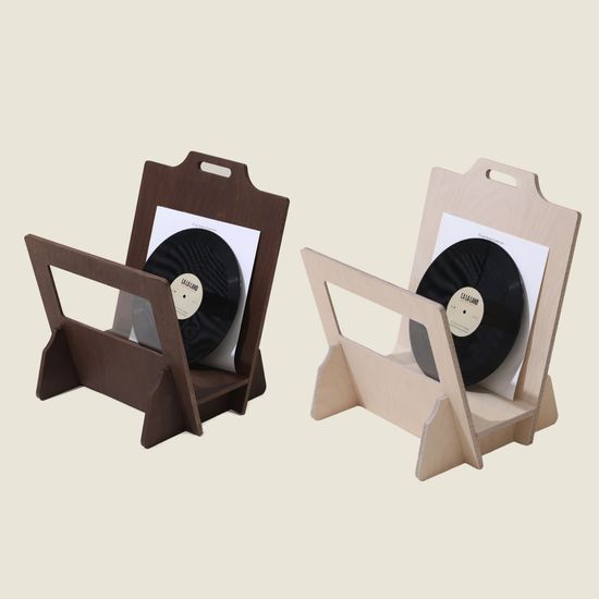 먼-동 자작 다용도 레코드판 거치대 LP 수납 정리 