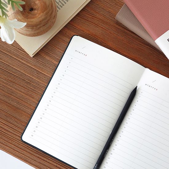 프리즘 레더 데일리 다이어리 (만년형, B6, 32절)