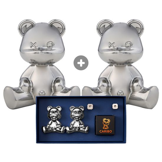  카리보 허그베어 차량용방향제 ver.1 크롬버전