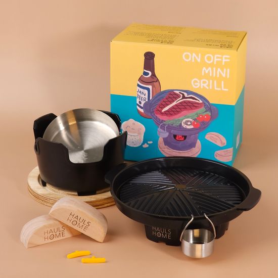 온오프 프리미엄 미니화로 그릴팬 세트(8p)