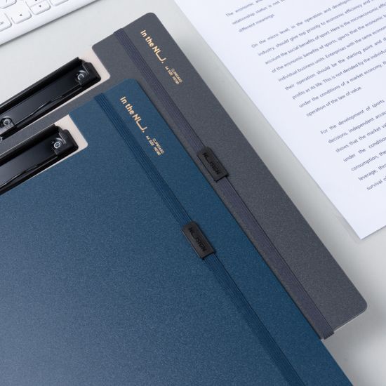 누사인 고정스트랩 커버 덮개 클립보드 A4 파일철