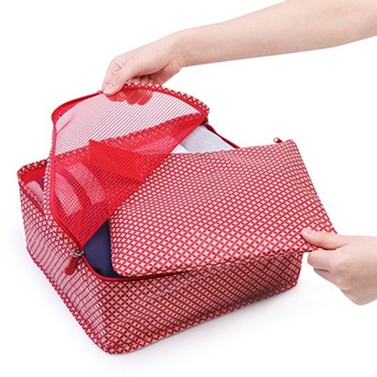PATTERN CLOTHES POUCH size M 여행용 의류 파우치