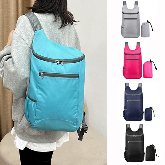 자크론 접이식 아웃도어 방수 휴대용 백팩 등산가방