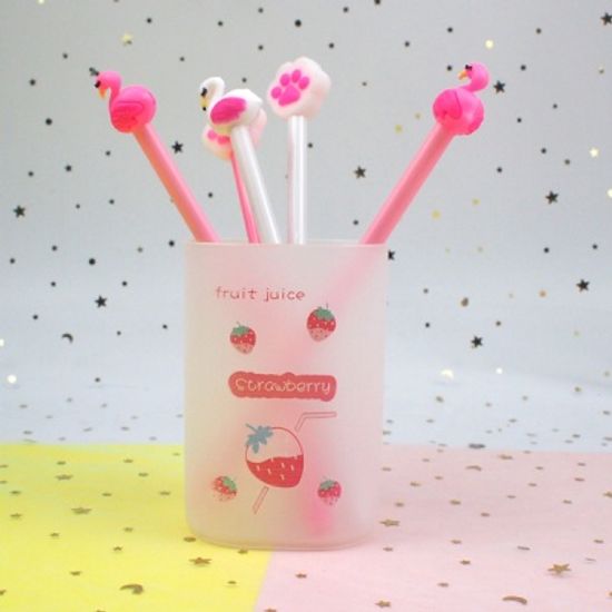 투명 연필꽂이 다용도 펜홀더 메이크업 보관 정리