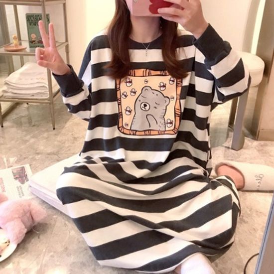 어나더뷰 빅사이즈 롱 원피스 파자마 10종 997