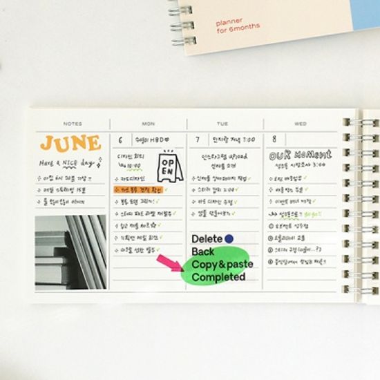 두낫디스터브 6개월 플래너