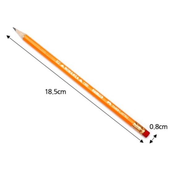 파버카스텔 12p 보난자 HB 지우개 연필