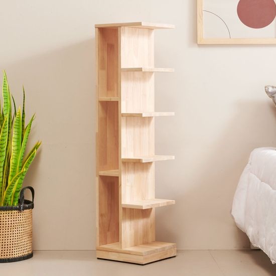 이글 거실 5단 서재 인테리어 책장 전면 원목 (착불)