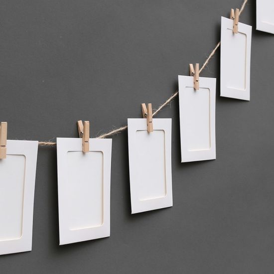 사진가랜드 종이액자(3x4) / 나무집게 페이퍼프레임
