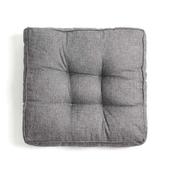 폭신폭신 사각 쿠션방석 (그레이) 두툼한 사계절 방석