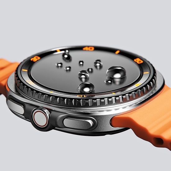 빅쏘 갤럭시워치8 클래식 강화유리 필름 2매