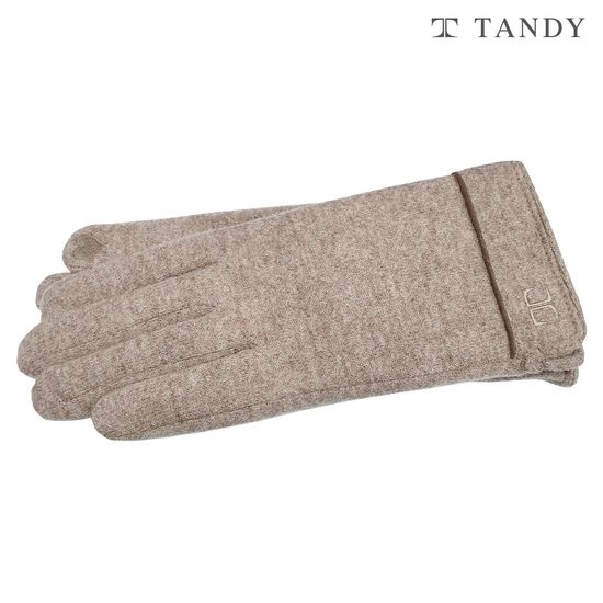 [1+1] 탠디 T로고자수 여성용 모장갑