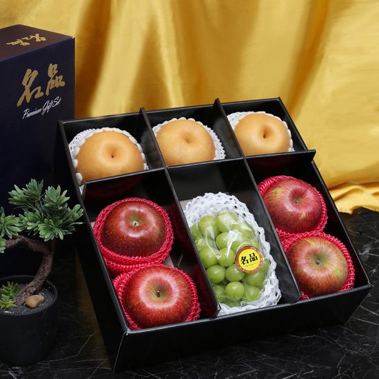 [자연예서] 명품 혼합 1호 과일선물세트(사과4+배3+샤