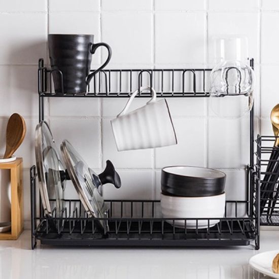 심플 2단 미니식기건조대