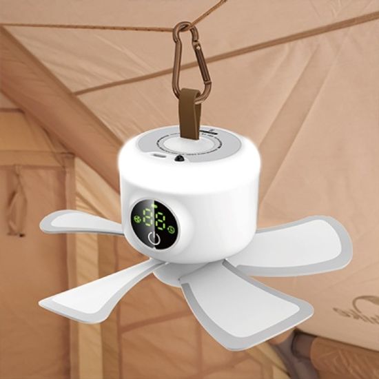 단풍나무 LED 무드등 타프팬 캠핑용 공기순환8000mAh
