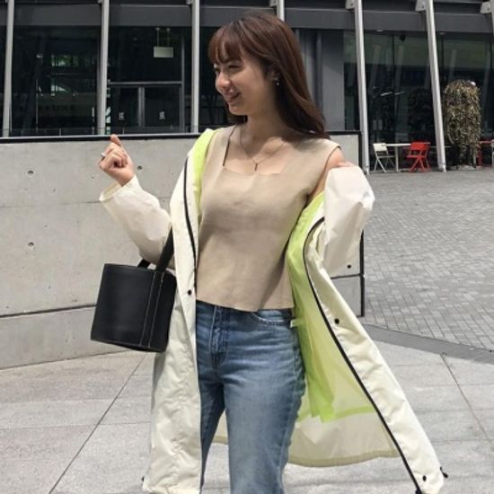 wpc 컬러매쉬 우비 골프 캠핑 우의 레인코트 R-1114