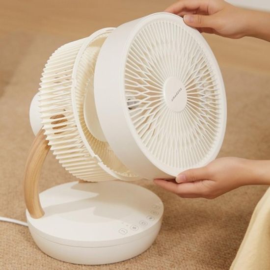 엔틱 우드 에어 선풍기 공기순환 써큘레이터