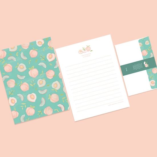 달콤새콤 프루츠 편지지 FL112-4