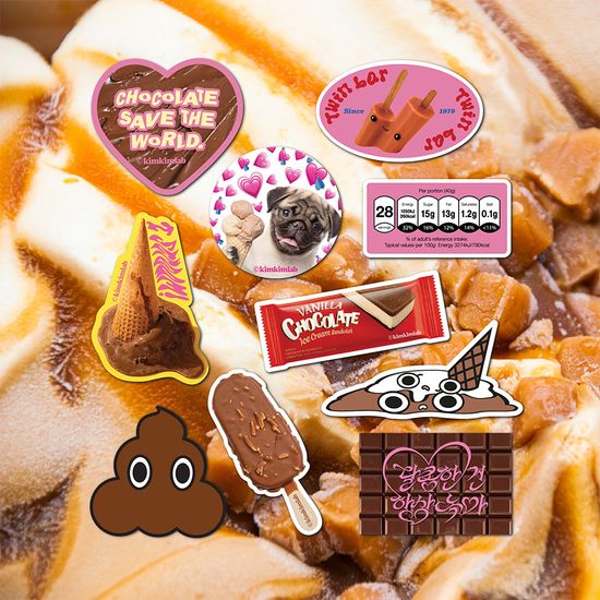 아이스크림 조각스티커 PACK(7종)