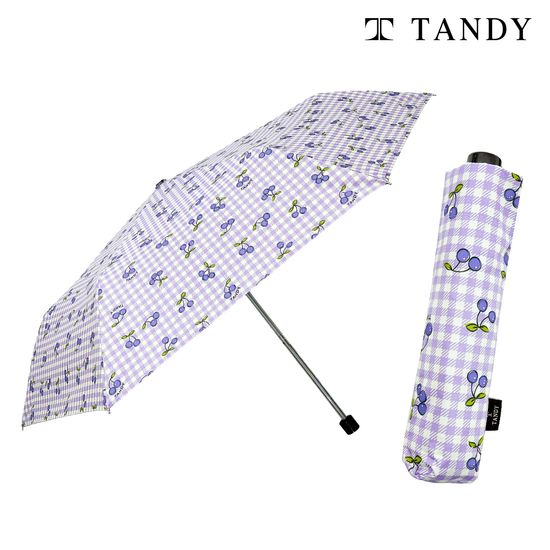 탠디 7K 깅엄체리 초경량 양우산