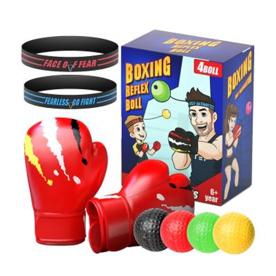 복싱 볼 홈트레이닝 잽볼 운동기구 글러브포함 S074
