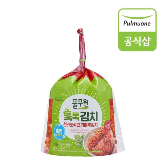 풀무원 톡톡김치 전라도식 포기배추김치(3.2kg)