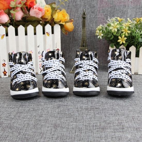 애견부츠 애견신발(4p)/애견용품 외출용 강아지신발