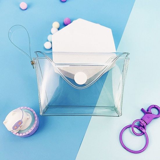 미니PVC파우치 화장품 이너백 미니지갑 투명 방수[WBC