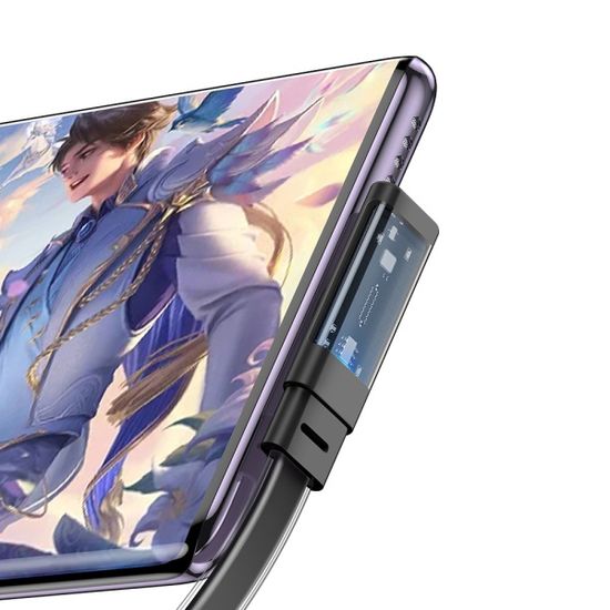 파스텔 90도 플랫 핏 고속충전 케이블 [C타입 8핀 PD]