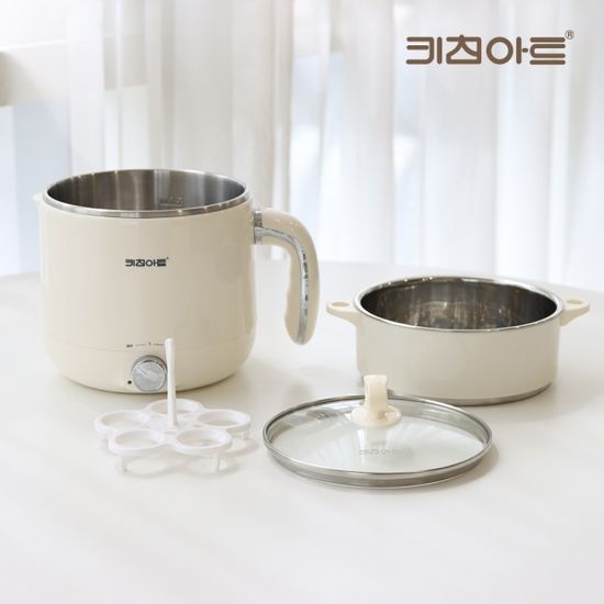 키친아트 2IN1 멀티 쿠커 전기냄비 찜기 KP-REX1800