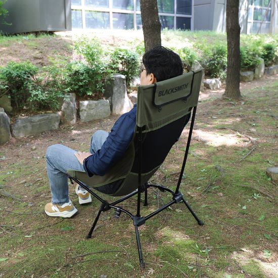 블랙스미스 점보 와이드 캠핑체어