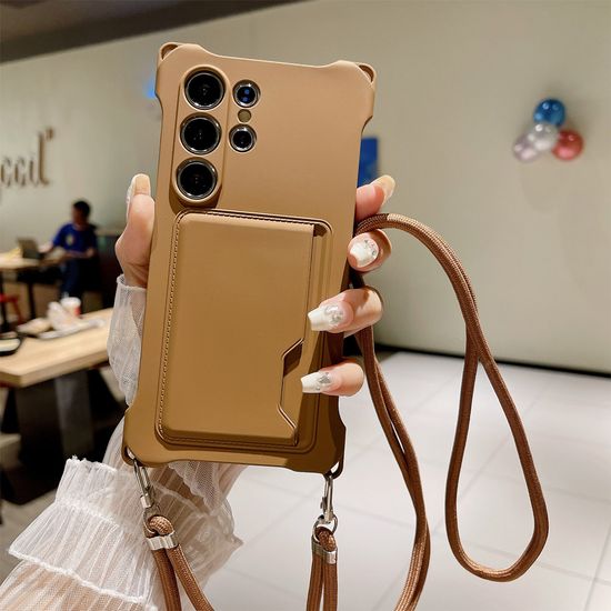 갤럭시 A15 34 14 53 단색 카드수납 스트랩 줄 케이스