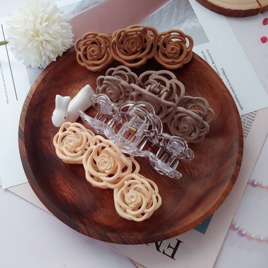 어텀 로즈 데일리 헤어집게핀