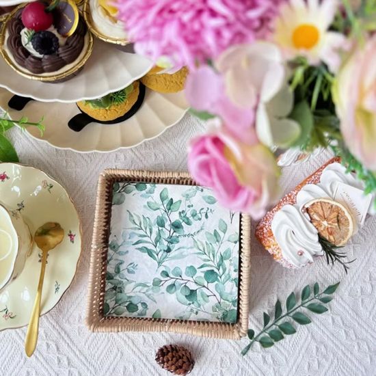 유칼립투스 가든 냅킨 20매 세트 