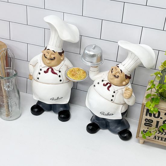 파비오 레스토랑 쉐프 장식품 세트 라지