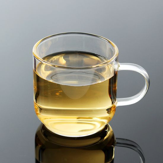 [로하티] 더퓨어 내열 유리 찻잔 6p 세트 투명 홍차잔