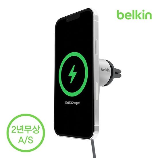 벨킨 맥세이프 차량용 무선 충전기 거치대 WIC008bt