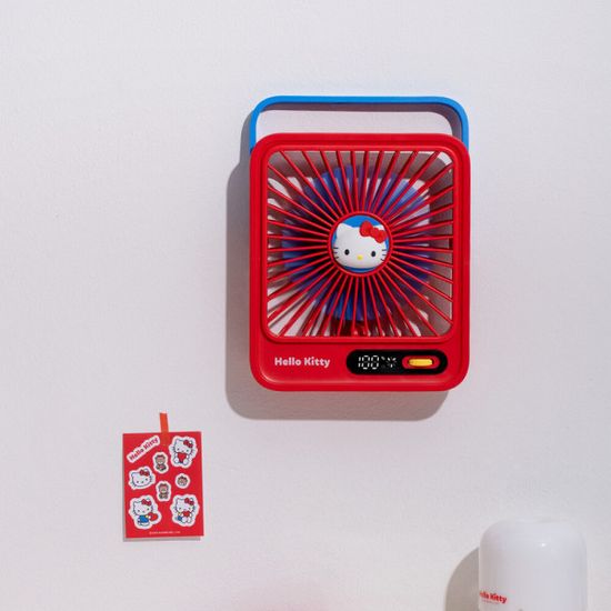 헬로키티 쿠로미 시나모롤 데스크팬 탁상용 선풍기