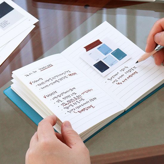 오피셜 A6 포켓 라인 노트 (미니 수첩 핸디)