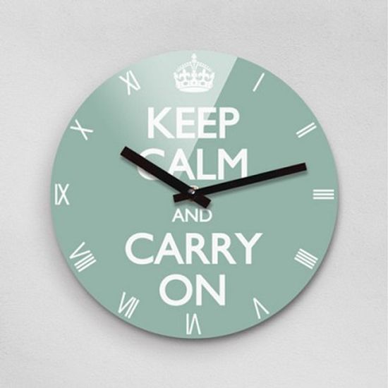 Reflex KEEP CALM HEMLOCK 무소음벽시계(대) KCR280-HMT