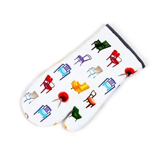 [CVD] WHITE STUDIO CHAIR - OVEN GLOVE (CV80093-OV)