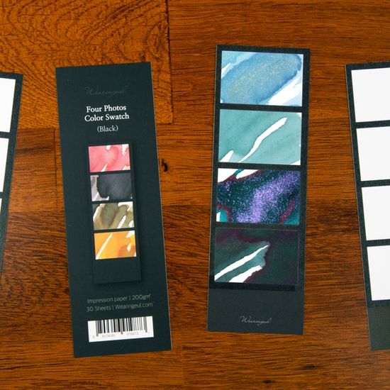 네 컷 사진 컬러스와치 Impression 30매 02_Black