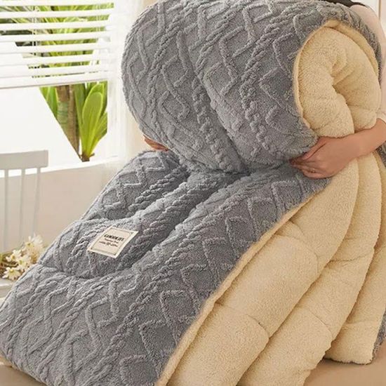 포근 꽈배기 극세사 겨울 차렵이불