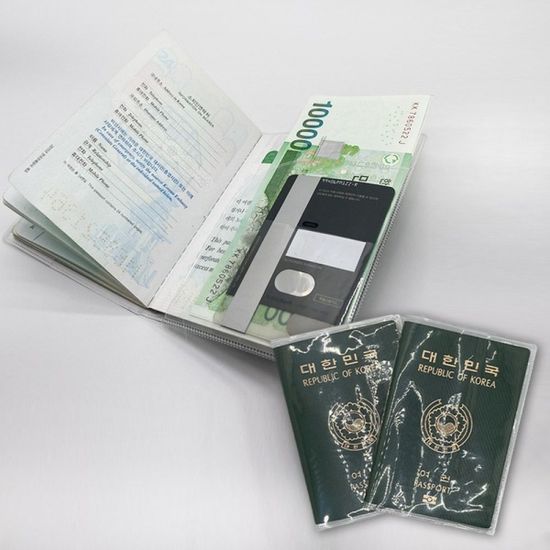 투명 여권 케이스 커버 2P LM-0186(WD79DB0)