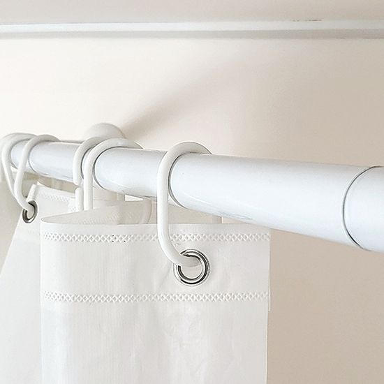 넥슨 코너형 욕실 샤워 가림막 가리개 커튼봉 압축봉