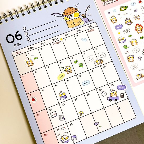 호달이 2026 탁상 달력 캘린더 